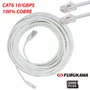 Cabo De Rede Cat6 Furukawa Anatel Montado 10 Metros Branco