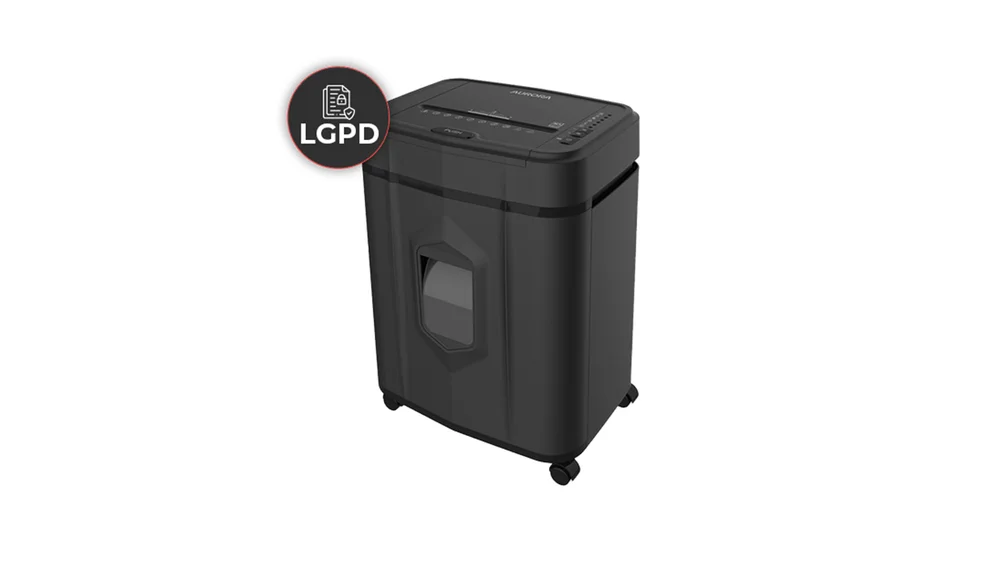 Imagem 3 de 5 do produto Fragmentadora De Papel Aurora As120cm Preta 110v Cor Preto