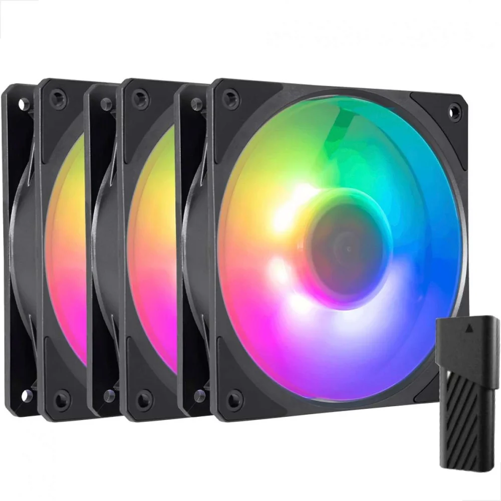 Kit 3 Fan Cooler Master Mobius 120p 120mm ARGB E Controlador