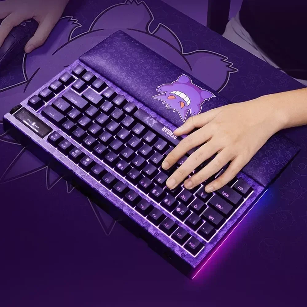 Imagem 2 de 5 do produto Teclado Mecânico Gamer Razer Blackwidow V4 Pro 75% Gengar Edition – RGB, Switch Mecânico, Layout Ansi, Usb-c.