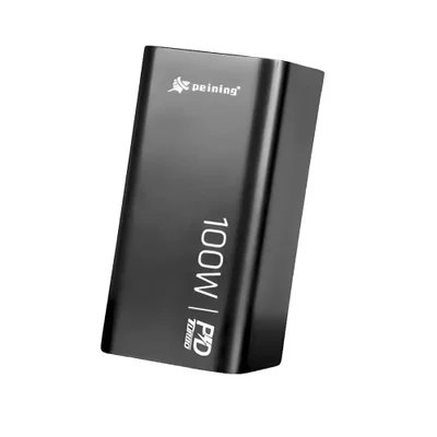Carregador Portatil Super Rapido 20000mha Pd 100w Compativel Com Mac, Ultrabook, Preto