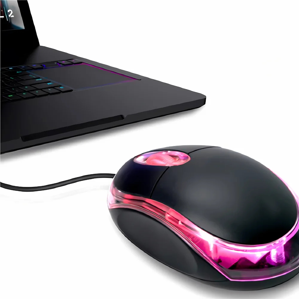Imagem 3 de 4 do produto Mini Mouse Lehmox Ley-28, Óptico, 1200 DPI, USB, Ergonômico – Navegação Precisa