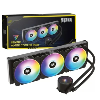 Water Cooler RGB G-vr360, 360mm, Revenger Preto ****