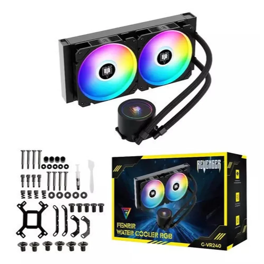 Imagem 4 de 5 do produto Water Cooler 240mm RGB Revenger G-vr240 Preto ****