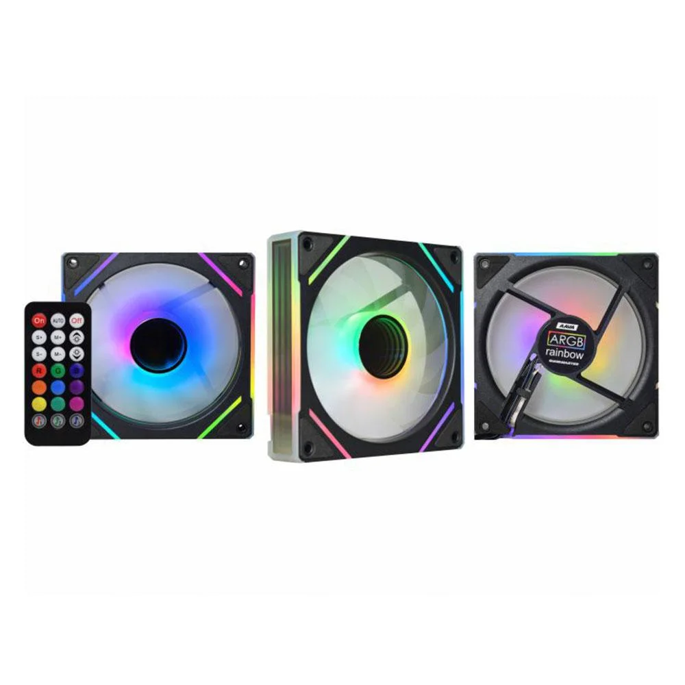 Kit Cooler K-mex ARGB Aavainfinity Nazca 3 Coolers 120 Mm Com Controladora 4