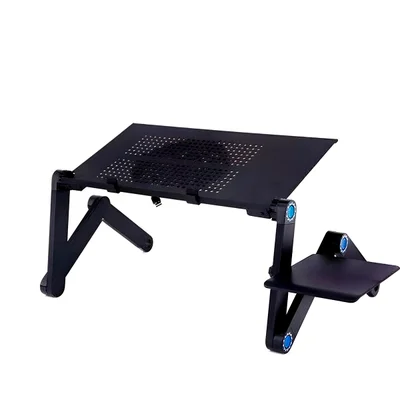 Suporte Mesa Portátil Dobrável Para Notebook 17" Regulável Com Cooler Resfriador