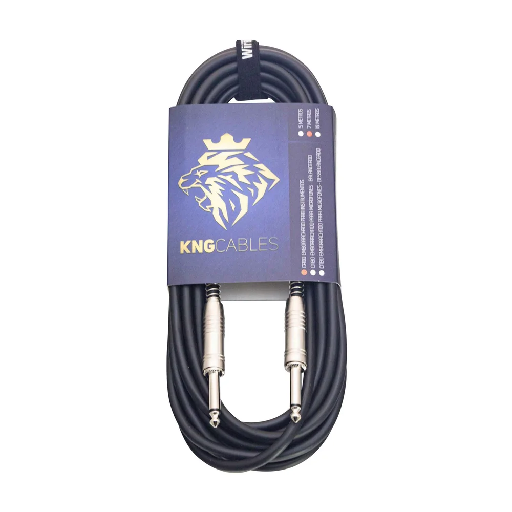Imagem 3 de 3 do produto Cabos Para Instrumentos P10 P10 3 Metros Gte-03 Kng Wireconex