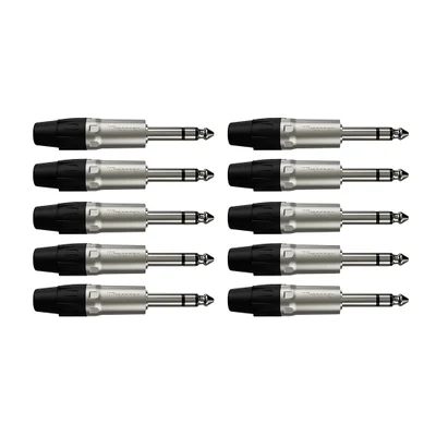 Conector P10 Stereo Macho Wc 1123 Wireconex 10 Unidades