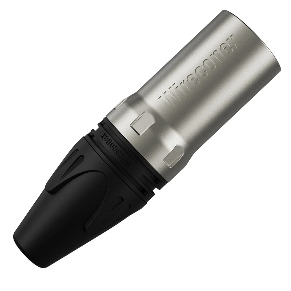 Imagem 4 de 5 do produto Conector Xlr Macho Wc 1013 Ml Bk Ni 3p Cabo Wireconex 05 Unidades