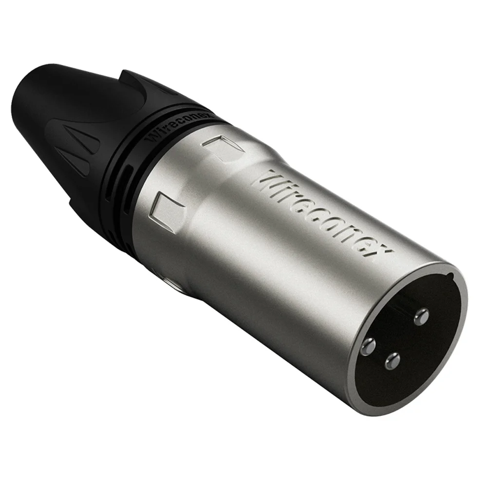Imagem 5 de 5 do produto Conector Xlr Macho Wc 1013 Ml Bk Ni 3p Cabo Wireconex 05 Unidades