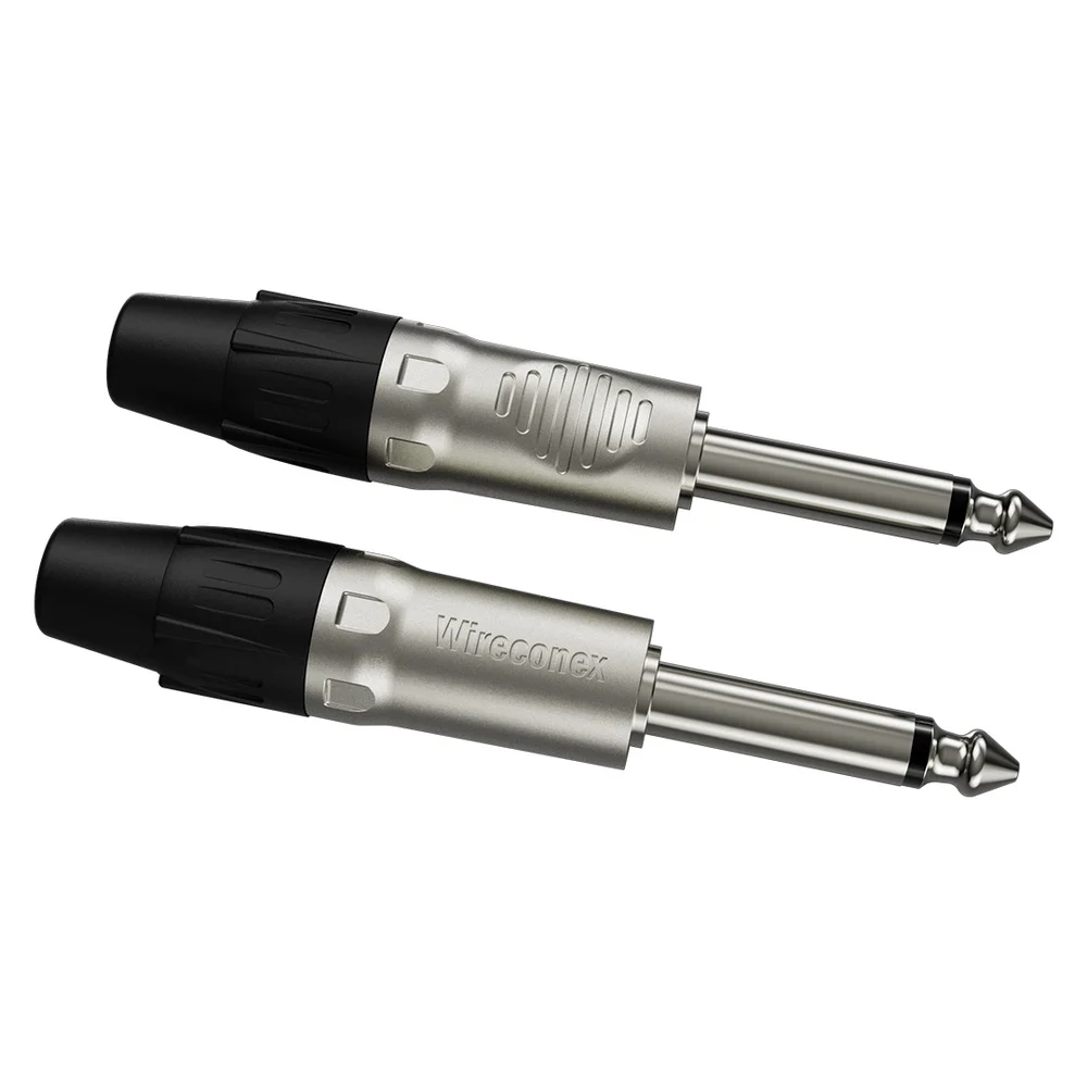 Imagem 3 de 4 do produto Conector P10 Macho Linha Mono Wc 1112 Wireconex  10 Unidades