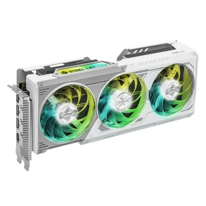Placa De Vídeo Asrock Intel Arc B580 Steel Legend Oc 12gb Gddr6 192 Bits - 90-ga5czz-00uanf 5