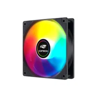 Cooler Fan C3tech RGB 12cm 120mm ARGB 6pinos Preto - F9-l260bk 2