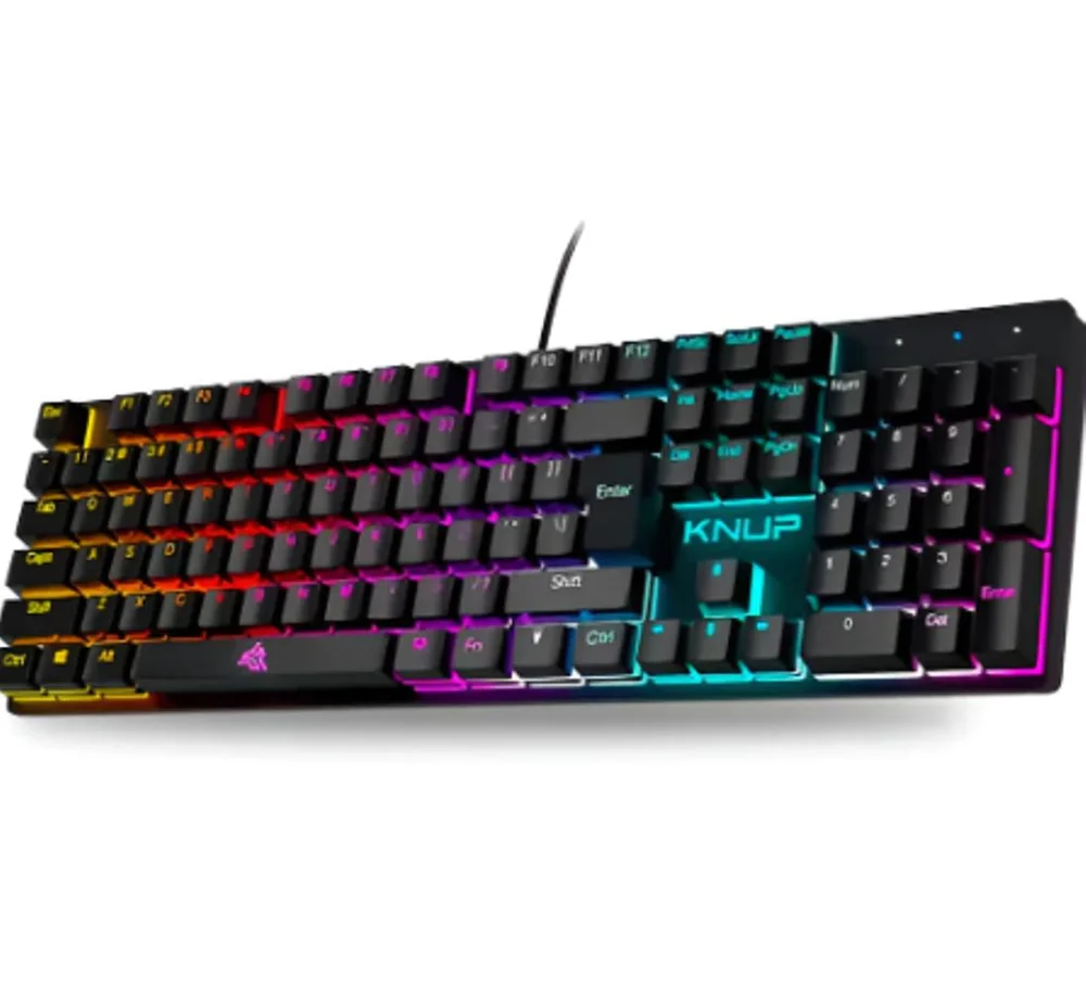 Imagem 4 de 4 do produto Teclado Gamer Com Fio Knup Kp-te114 Rainbown RGB Anti Ghosting Switch Blue