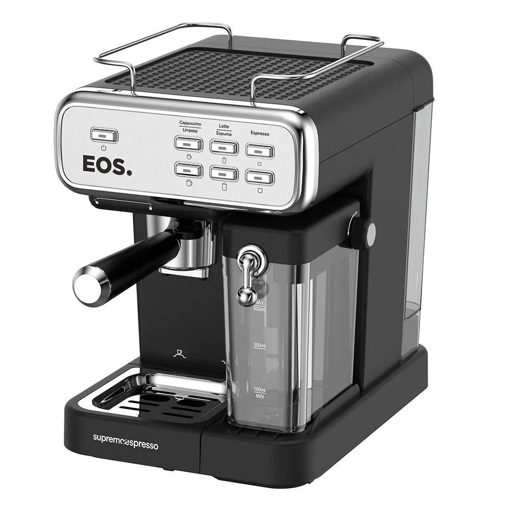 Imagem 5 de 5 do produto Cafeteira Espresso 3 Em 1 Eos Prepara Espresso, Latte E Cappuccino Com 20 Bar De Pressão Inox Ecf07ec 110v