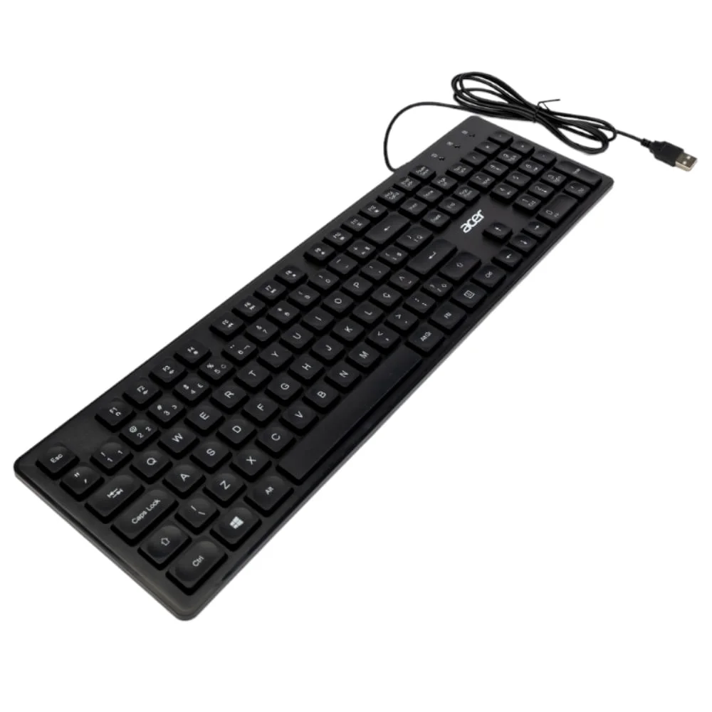 Imagem 4 de 5 do produto Kit Acer Teclado + Mouse Kit Acer Teclado + Mouse Occ300 Office Gen 2 Com Cabo
