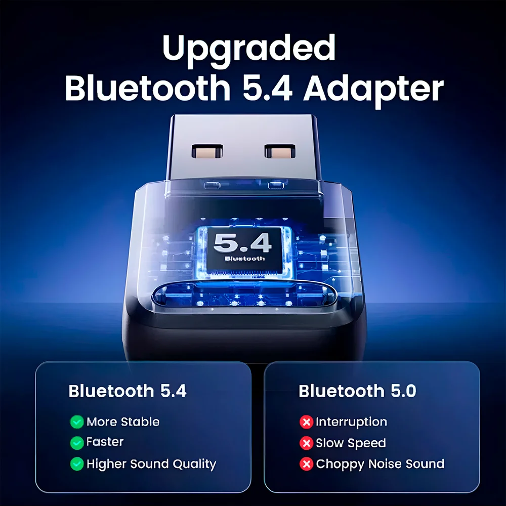 Imagem 2 de 5 do produto Adaptador Usb Ugreen Usb-a Para Bluetooth 5.4 Preto