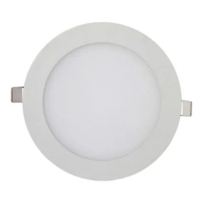 Painel LED Embutir 12w Redonda Branca Morna 3000k