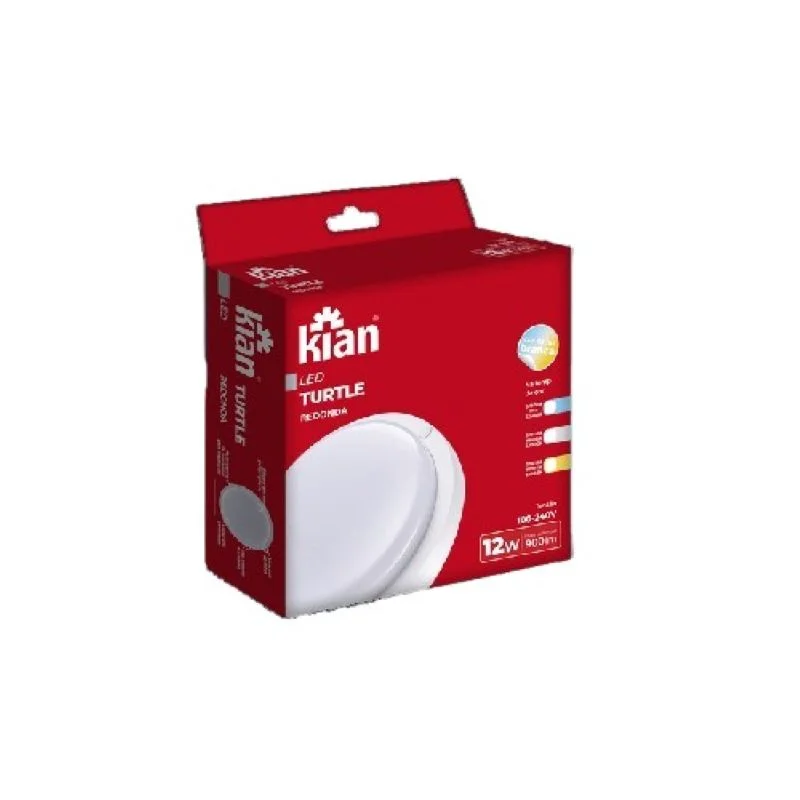 Imagem 2 de 5 do produto Luminária LED Tartaruga 12w Redonda Bivolt