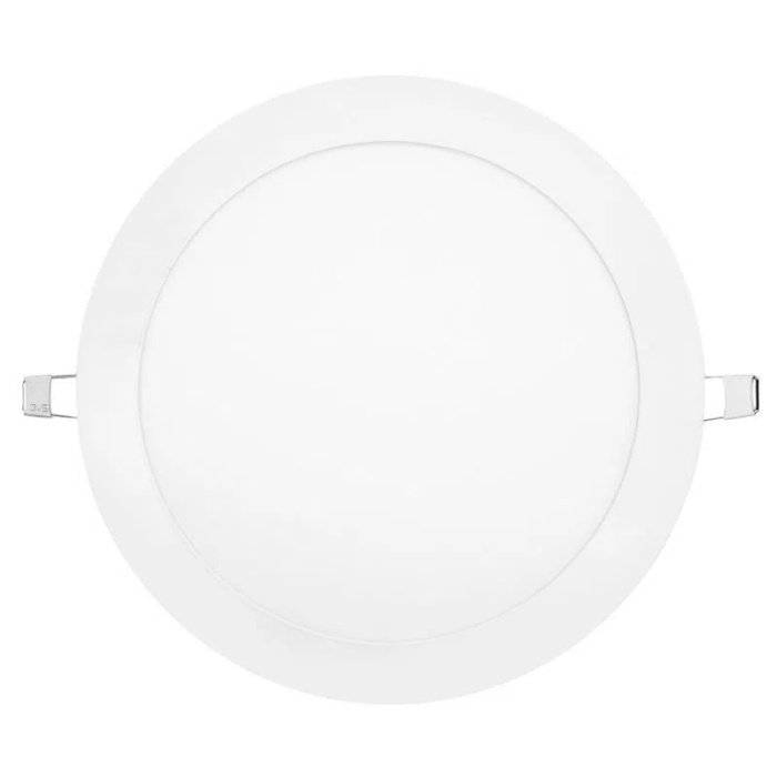 Painel LED Embutir 18w Redondo Branco Frio Bivolt