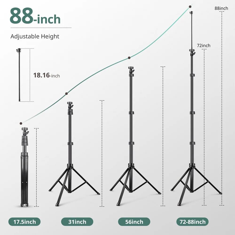 Imagem 3 de 5 do produto Sensyne 10" Ring Light With Stand And Phone Holder B0cy259bm9