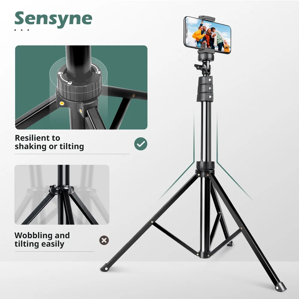 Imagem 5 de 5 do produto Sensyne 10" Ring Light With Stand And Phone Holder B0cy259bm9
