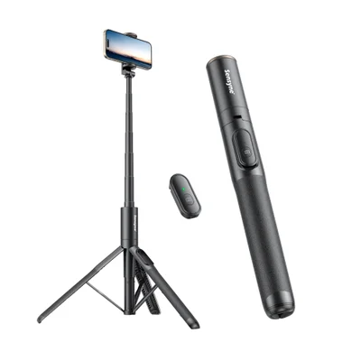 Sensyne 60" Phone Tripod & Selfie Stick - Black B0bd7vtxn3
