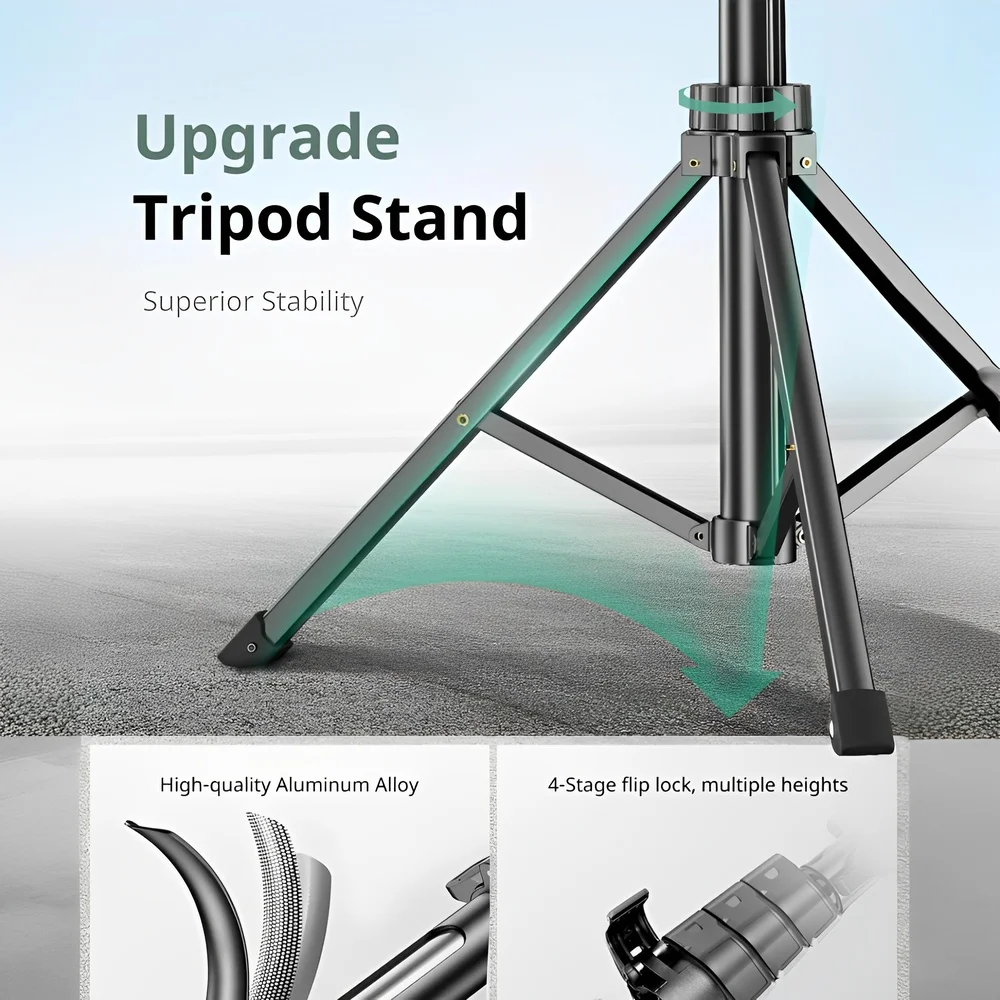 Imagem 5 de 5 do produto Sensyne 62" Tripod Stand (selfie Stick) Black B09tqy66nh