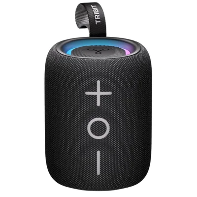 Caixa De Som Portátil Tribit Stormbox Mini Bt 5.4 Preto, Alto-falante Bluetooth Portátil, Potência 12w (2x6w), Som Estér