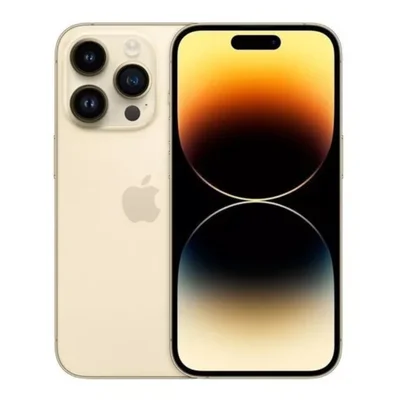 Usado: Iphone 14 Pro 256 Gb Ouro - Muito Bom