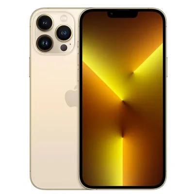 Usado: Iphone 13 Pro Max 128 Gb Ouro - Excelente