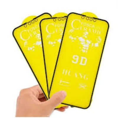 Película De Cerâmica Fosca  9d Compatível Iphone 15 / 15 Pro / 16