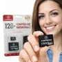 Cartão De Memória 128GB Classe 10 + Adaptador Sd + Pen Drive