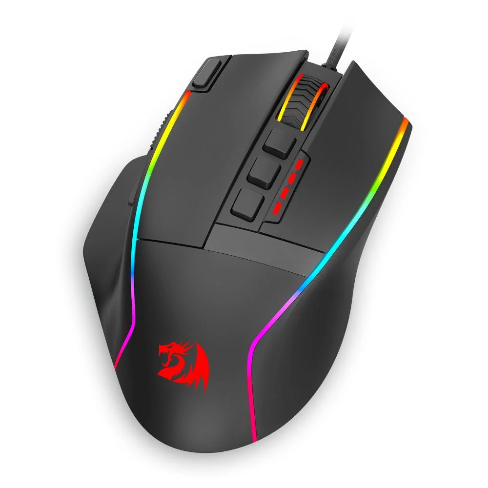 Imagem 3 de 5 do produto Mouse Gamer Redragon Swain RGB V2 M915-RGB V2 - 9 Botões Programáveis 26000 Dpi