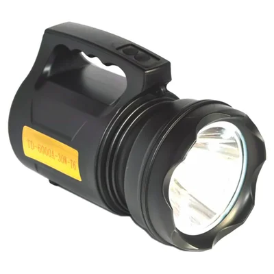 Lanterna Led Holofote T6 Recarregável 30w Alta