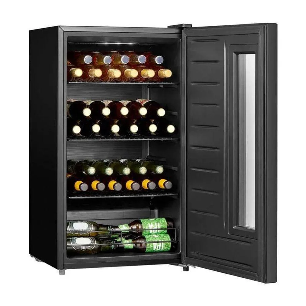 Imagem 3 de 5 do produto Cervejeira Mdrx150fggdx01 Frost Free Painel LED 82l Preto Midea