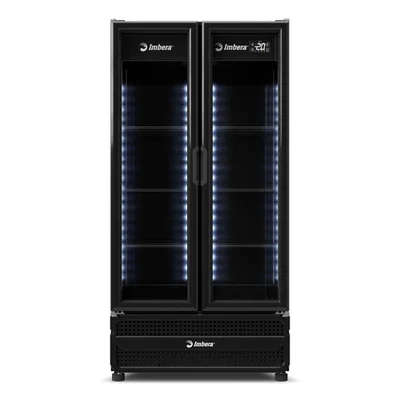 Cervejeira Imbera 810 Litros Porta De Vidro Full Black Ccv480 220v