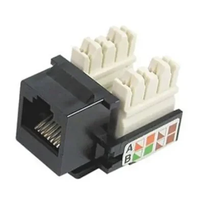 Conector Rj45 Cat5e Femea Keystone (kit Com 5 Unid)
