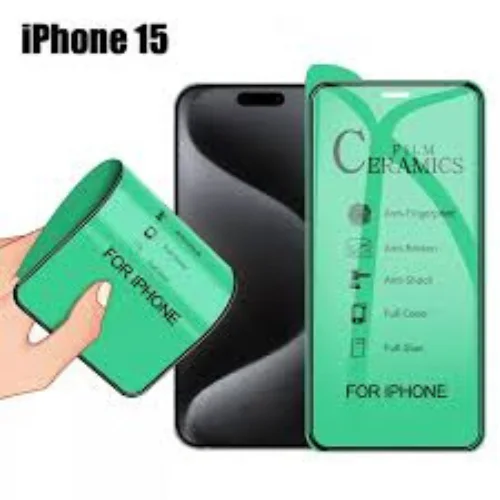 Imagem 3 de 3 do produto Película Cerâmica Compatível  Para Iphone 15 / 15 Pro / 16