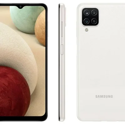Usado: Samsung A12 64 Gb Branco - Excelente