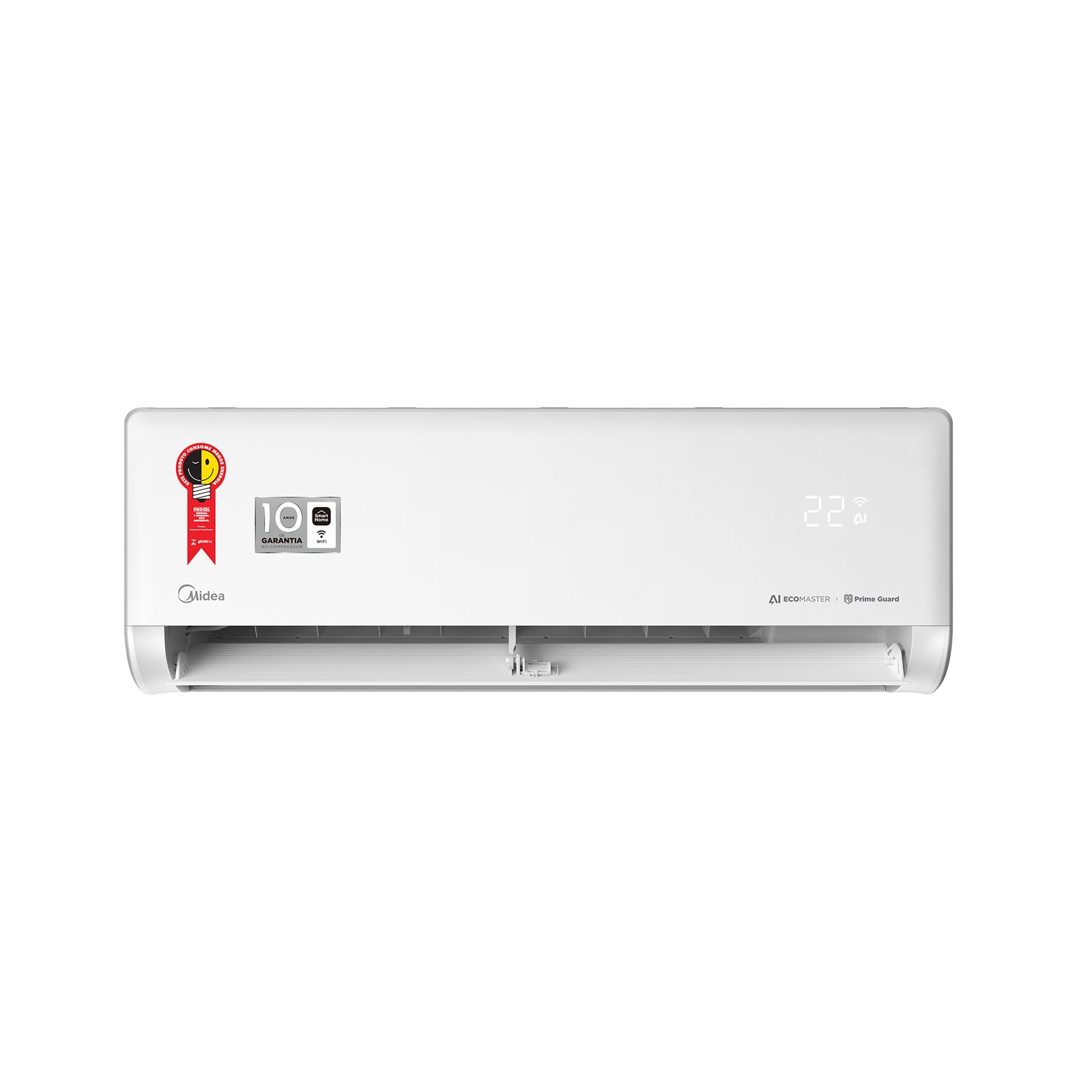 Ar Condicionado Split Inverter Hi Wall Midea Ia Ecomaster 18000 Btus Quente/frio 42ezvqa18m5 - 220v
