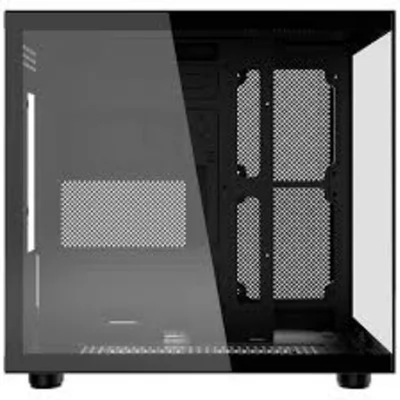 Gabinete Gamer Kalkan Midgard Preto Micro-atx Aquário