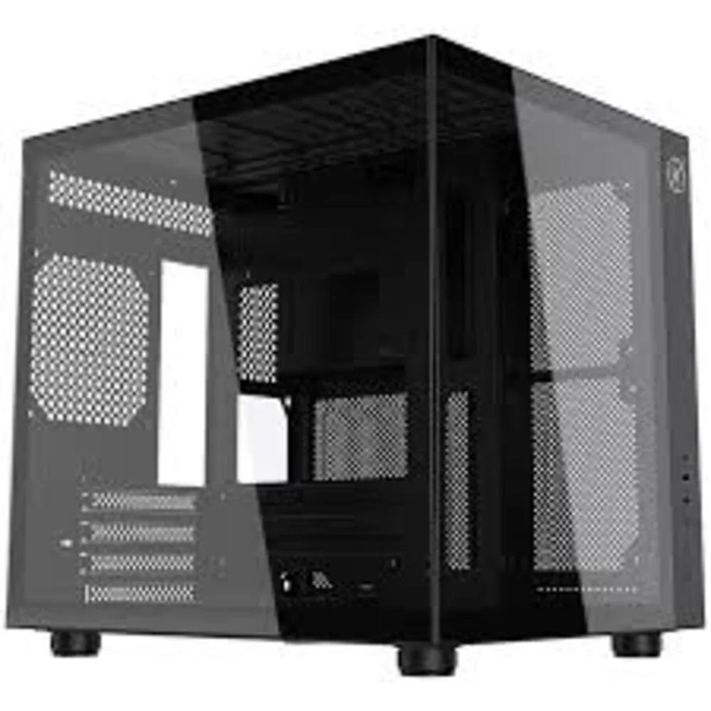 Imagem 3 de 5 do produto Gabinete Gamer Kalkan Midgard Preto Micro-atx Aquário