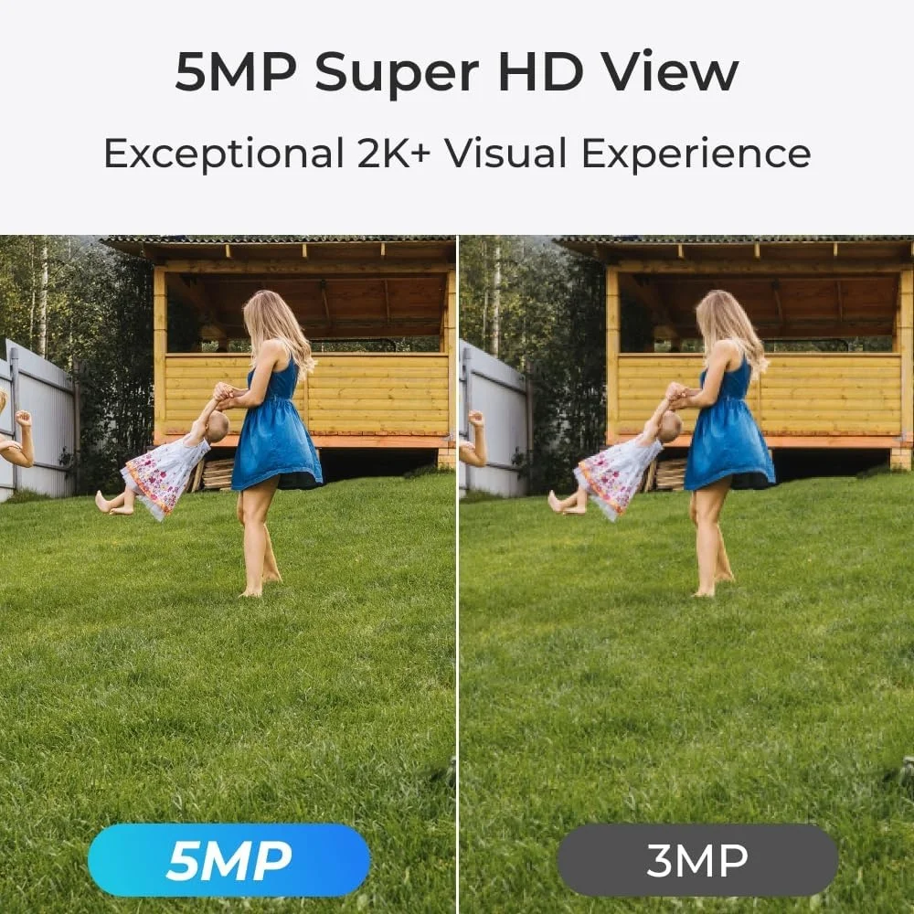 Imagem 4 de 5 do produto Câmera Ip Segurança 5mp Detecção Pessoa/veículo Branca