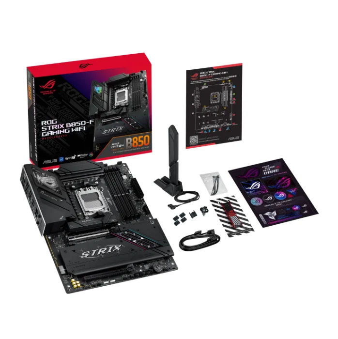 Imagem 3 de 5 do produto Placa Mãe Asus Rog Strix B850-f Gaming Wifi, Amd Am5, Atx, Wf/blt, Ddr5 - Rog Strix B850-f Gaming Wifi