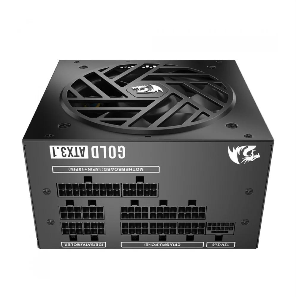 Imagem 4 de 5 do produto Fonte 1000w 80 Plus Gold Redragon Master Rgms, Atx 3.1, Full-modular, Black - Gc-ms03