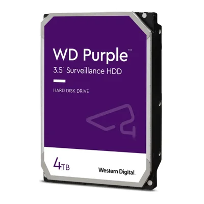 Hd  4TB Sata 3 64mb 5400rpm 3,5 Purple Vigilância  Wd40purx WD