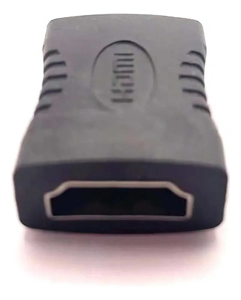 Imagem 2 de 4 do produto Emenda HDMI Plastico - HDMI Femea Para HDMI Femea.