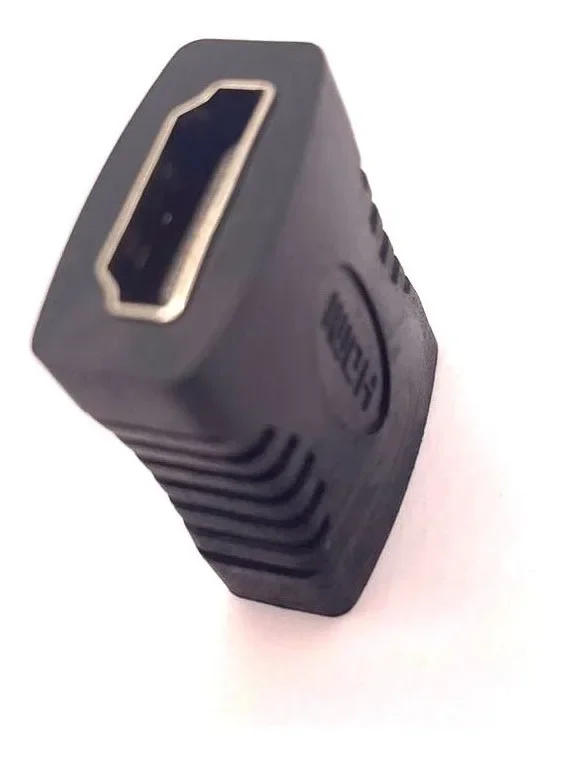 Imagem 3 de 4 do produto Emenda HDMI Plastico - HDMI Femea Para HDMI Femea.
