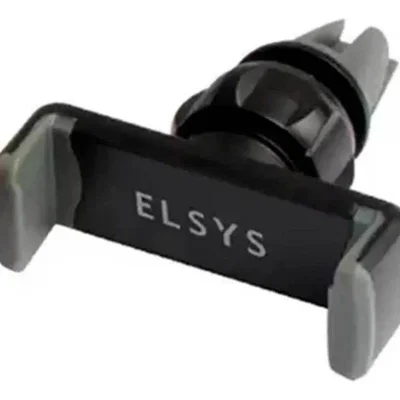 Suporte Celular Veicular Elsys Universal Entrada De Ar Condicionado Preto